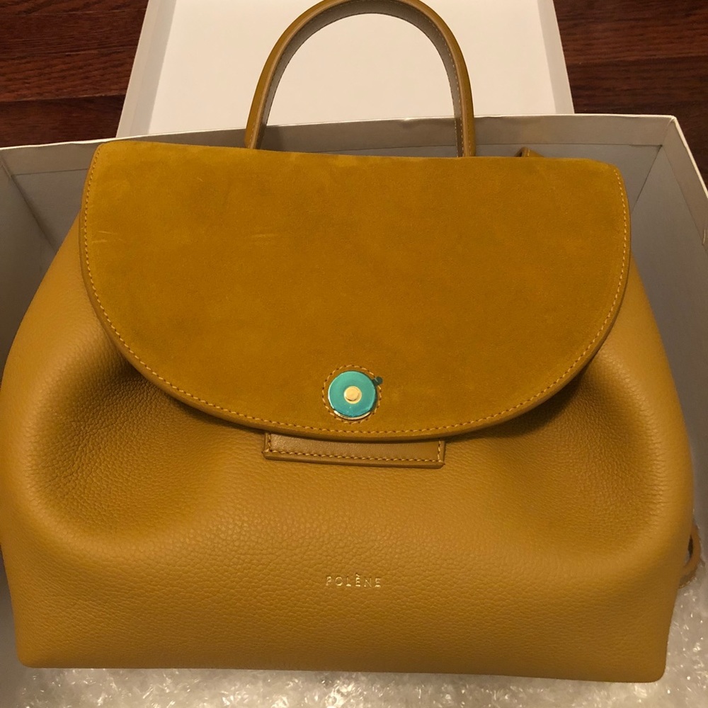 Polene Paris, Numero Un Trio Camel Handbag